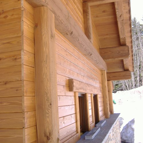 rivestimento esterno in legno di abete